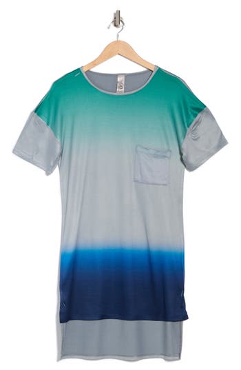 Go Couture High Low Tunic T-shirt Dress In Multi