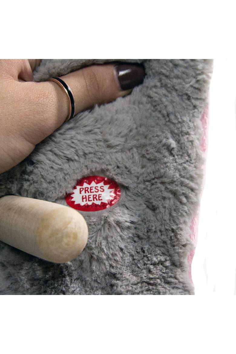 Rocking Elephant With Music, Plush Rideon Toy, Alternate, color, Multicolored