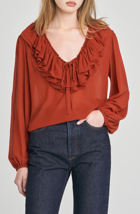 Agnes Ruffle Top