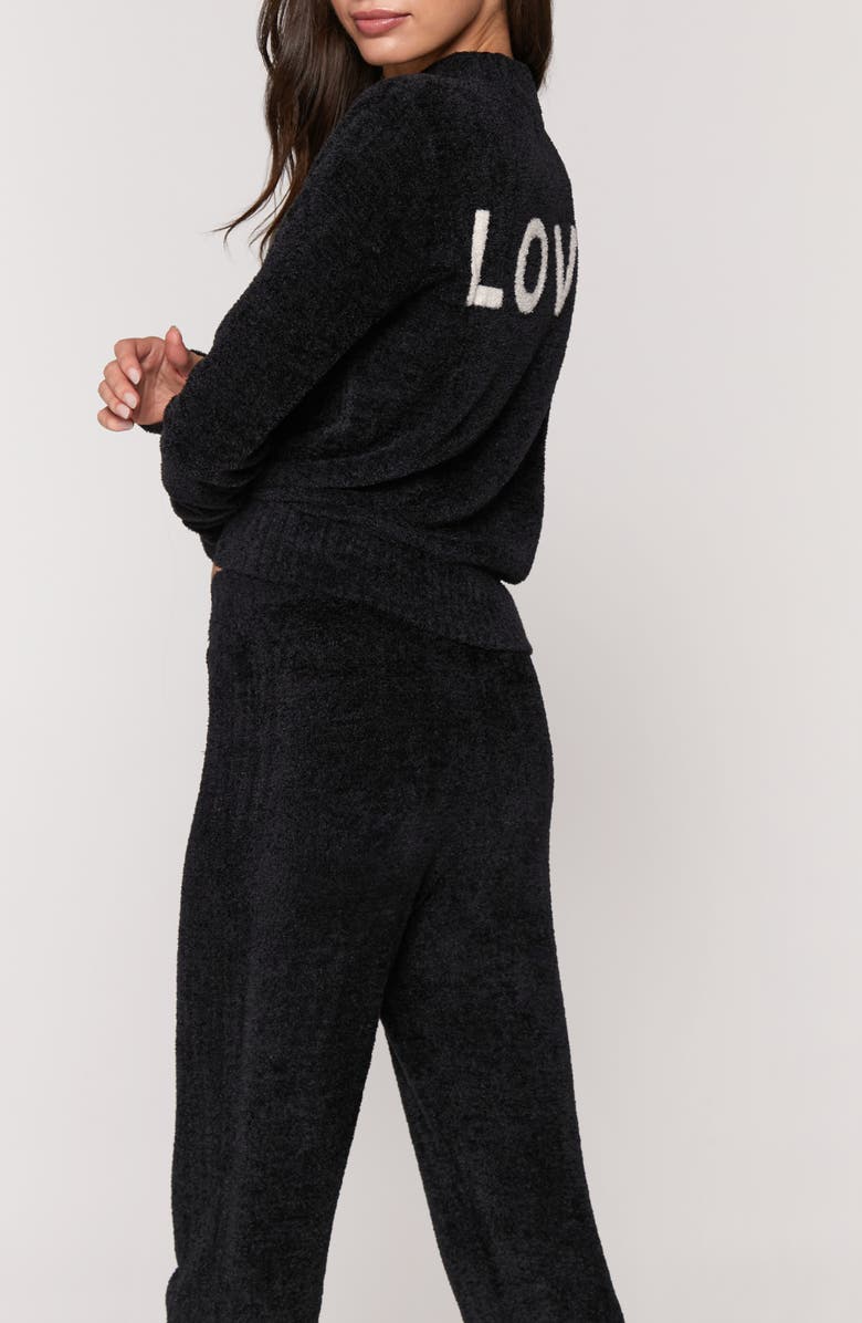 Spiritual Gangster Love Serenity Chenille Sweater, Alternate, color, 