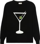 Ellsworth + Ivey Riley Crewneck Sweater - Martini Glass