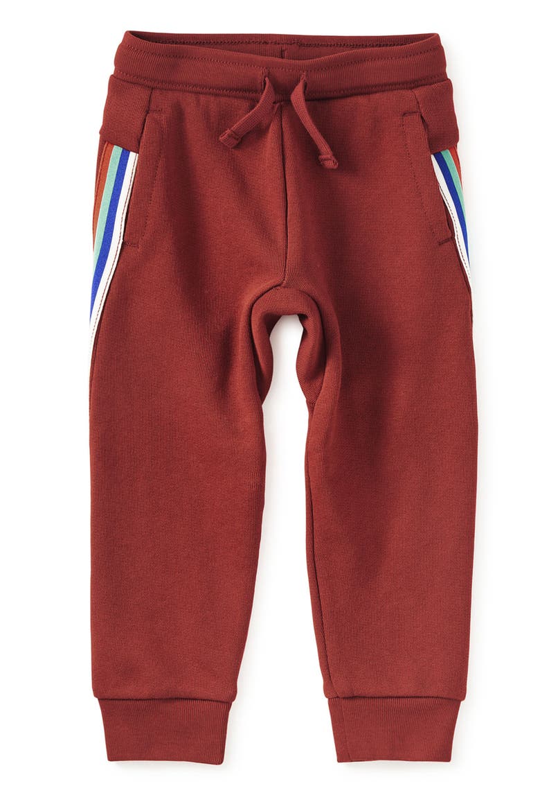 Stripe-Out Joggers, Alternate, color, Dark Maple