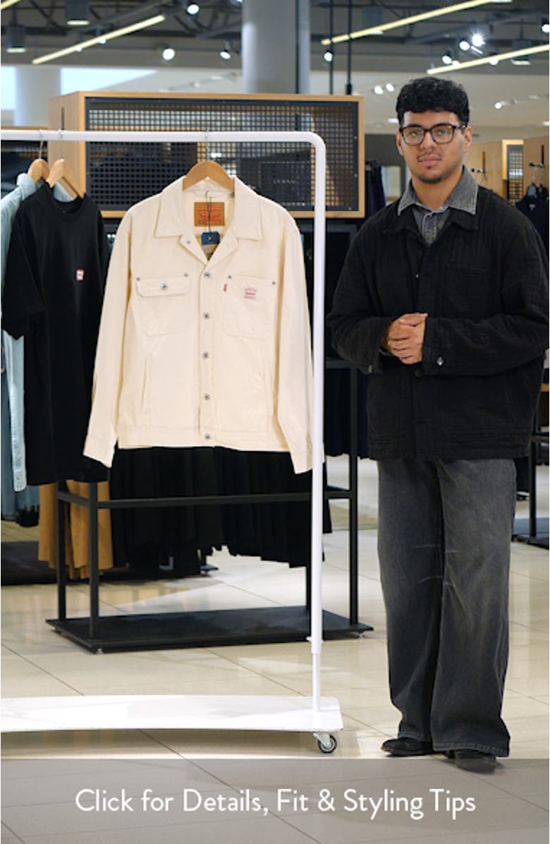 Sunrise Cotton Canvas Trucker Jacket, sales video thumbnail