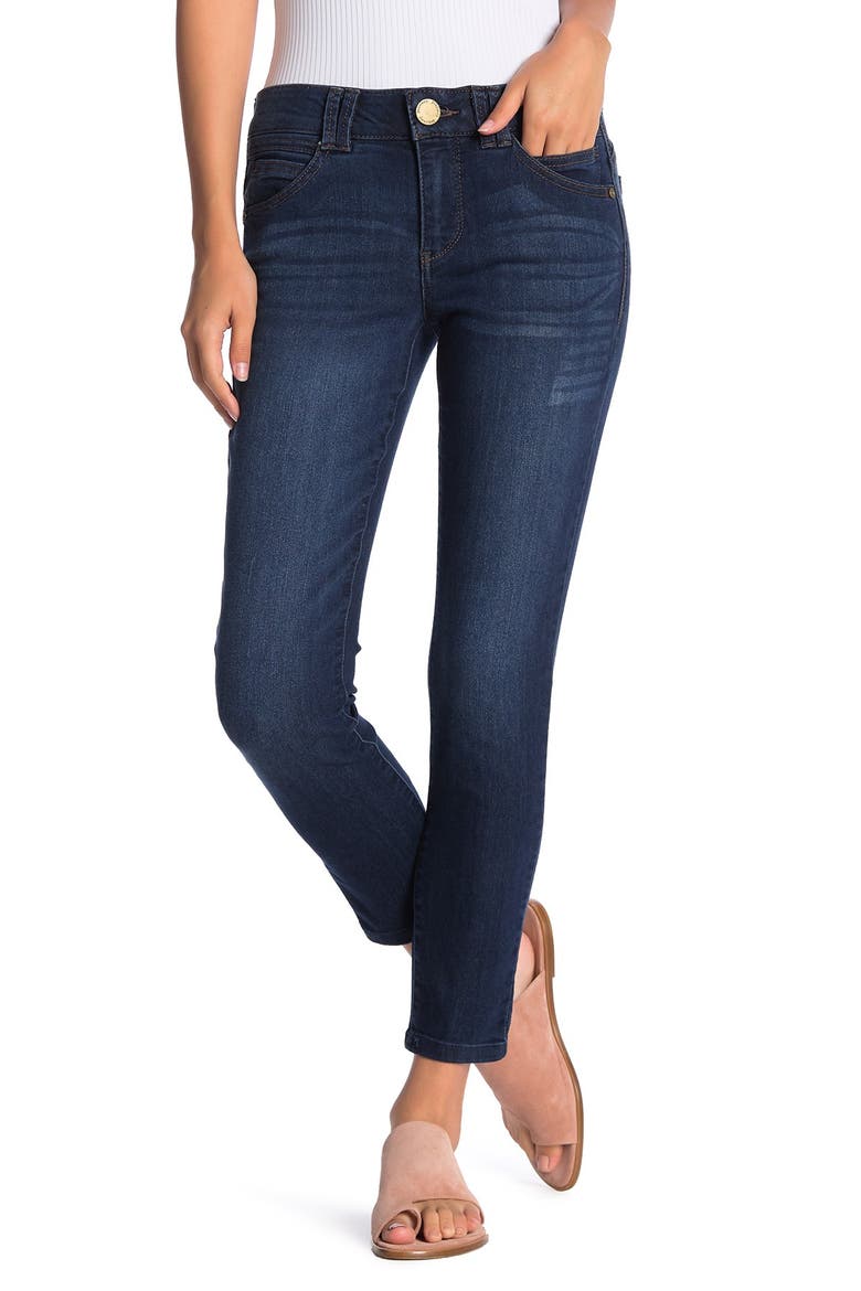 Ab Technology Skinny Ankle Jeans, Main, color, BL-BLUE