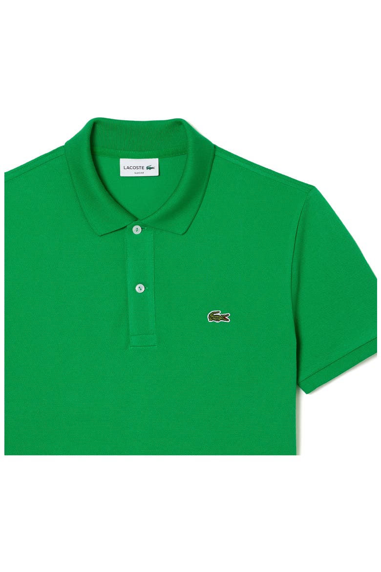 Slim Fit Piqué Polo, Alternate, color, SIW CALATHEA