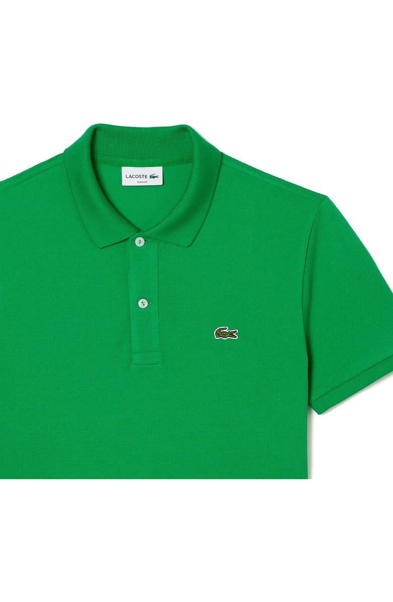 Lacoste Slim Fit Piqué Polo, Alternate, color, Siw Calathea