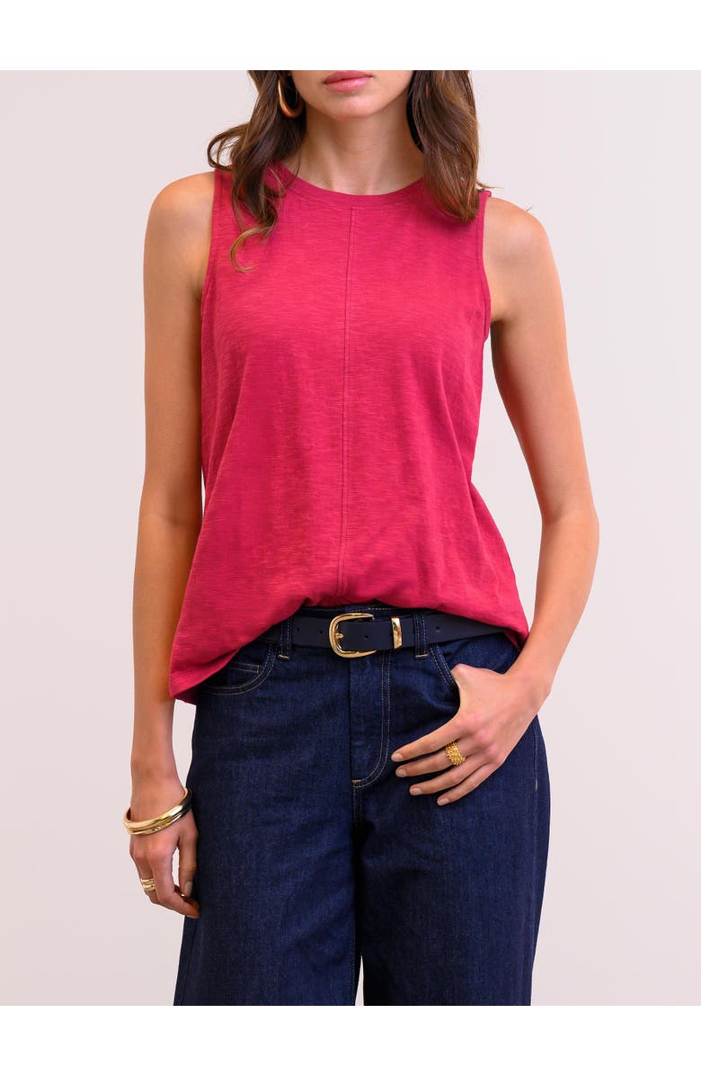 Celtic & Co. Slub Jersey Pleat Back Tank, Alternate, color, 