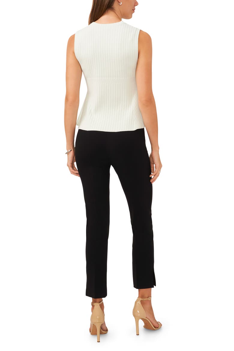 Sleeveless Peplum Sweater, Alternate, color, FRESH MINT