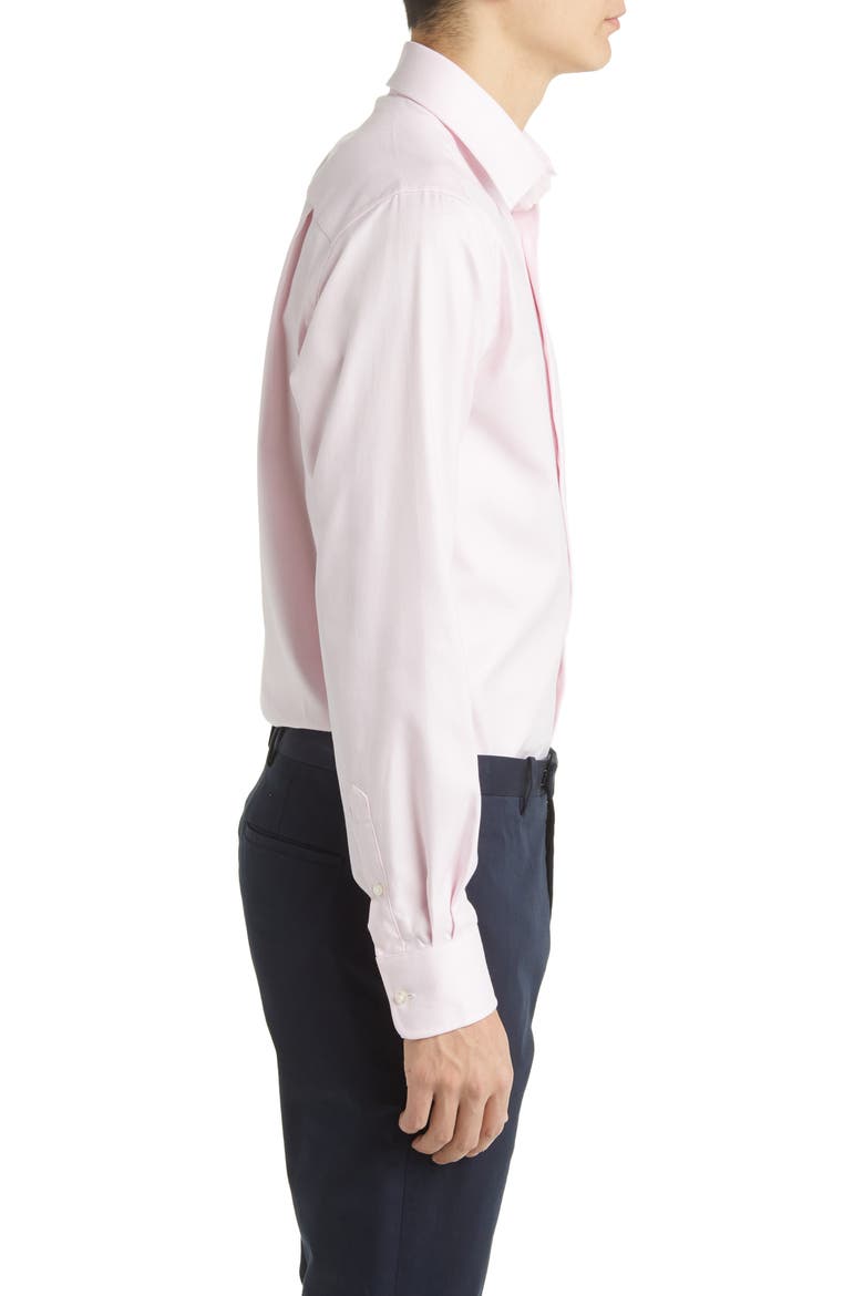 Trim Fit Royal Oxford Dress Shirt, Alternate, color, PINK