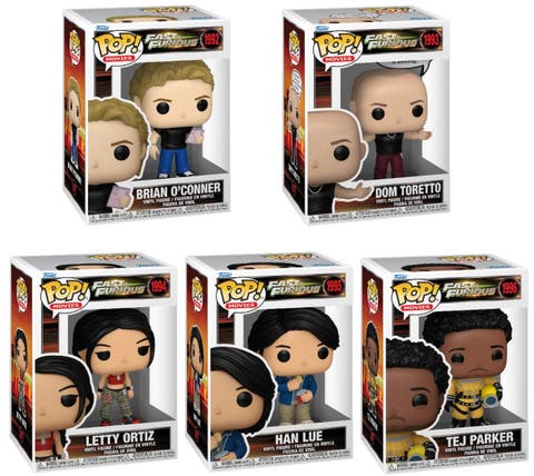 Fast & Furious Funko Pop! Complete Set (5)