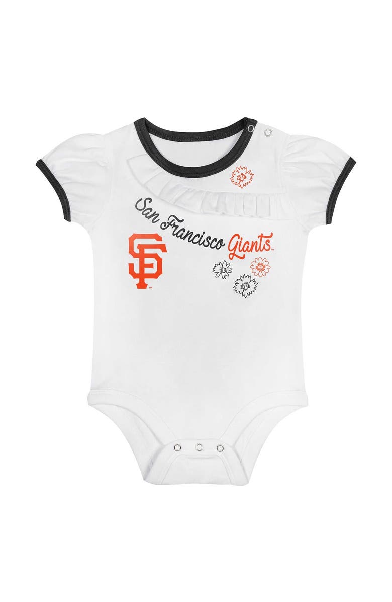 Outerstuff Newborn & Infant San Francisco Giants Sweet Bodysuit & Skirt Set, Alternate, color, Black