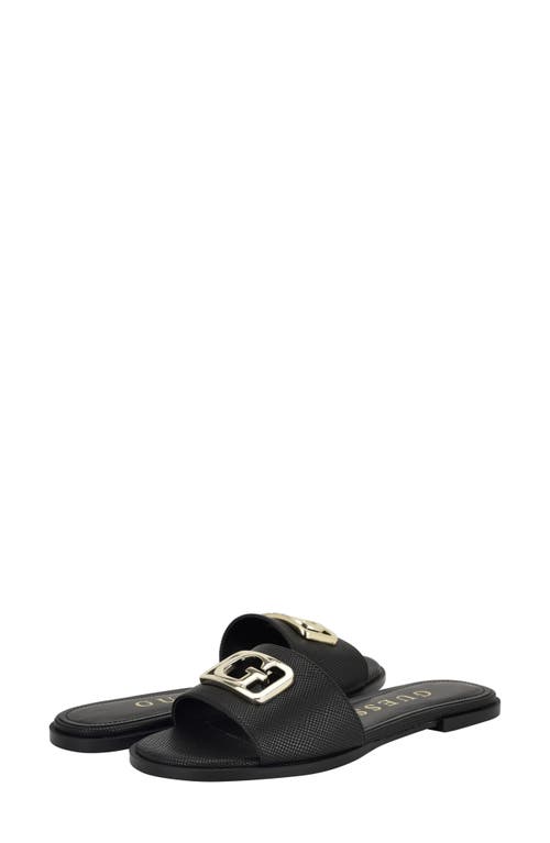 Guess Adrinna Slide Sandal In Black