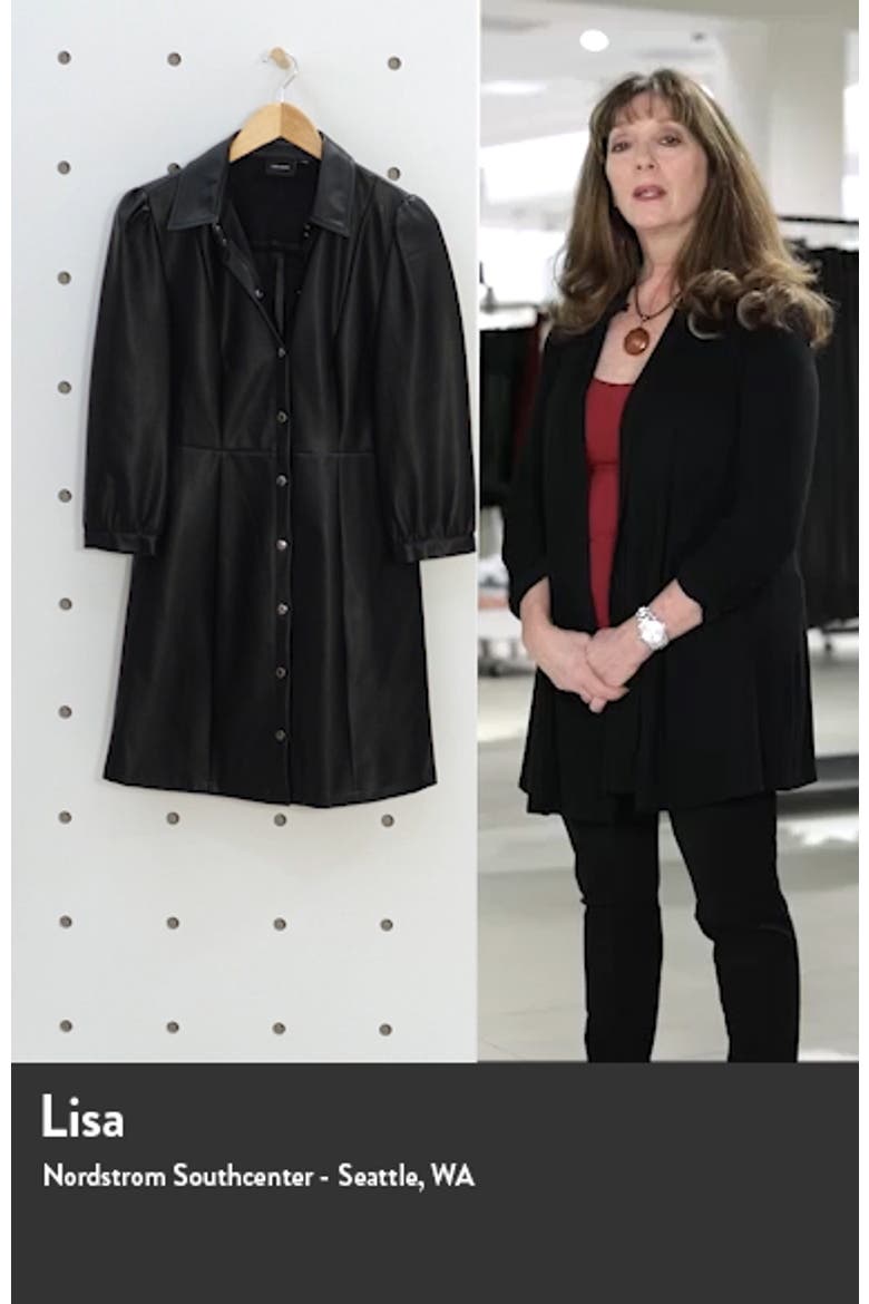Molly Butter Faux Leather Dress video