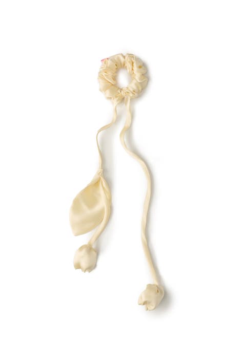Tulip Silk Hair Tie Scrunchie