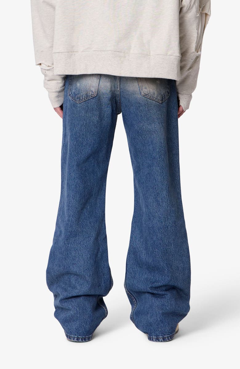 mnml Distressed Flare Jeans, Alternate, color,