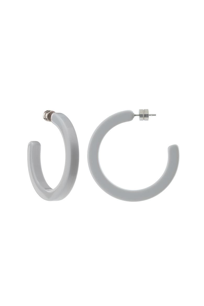 Midi Hoops, Alternate, color, Light Grey