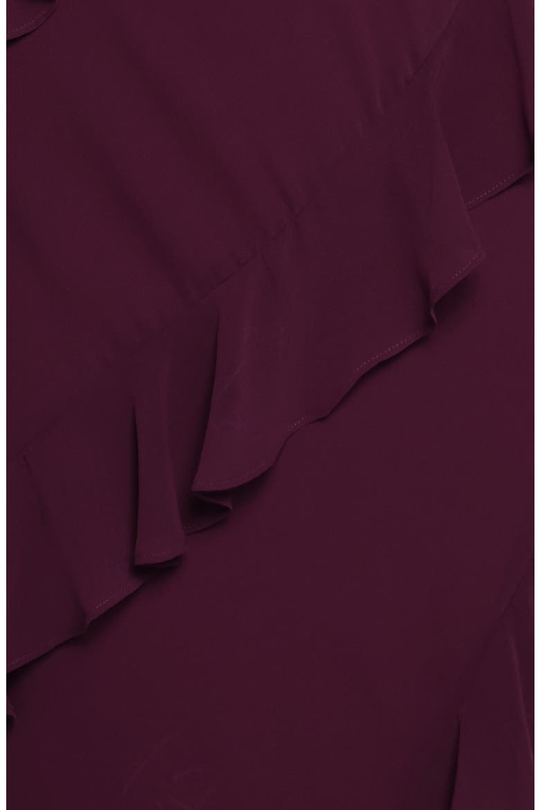 Oriella Ruffle Maxi Dress, Alternate, color, PLUM