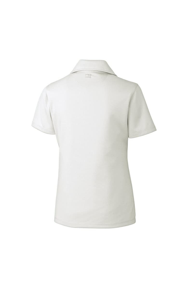Cutter & Buck Women's Cutter & Buck White Utah State Aggies CB DryTec Genre Textured Solid Polo, Alternate, color, 