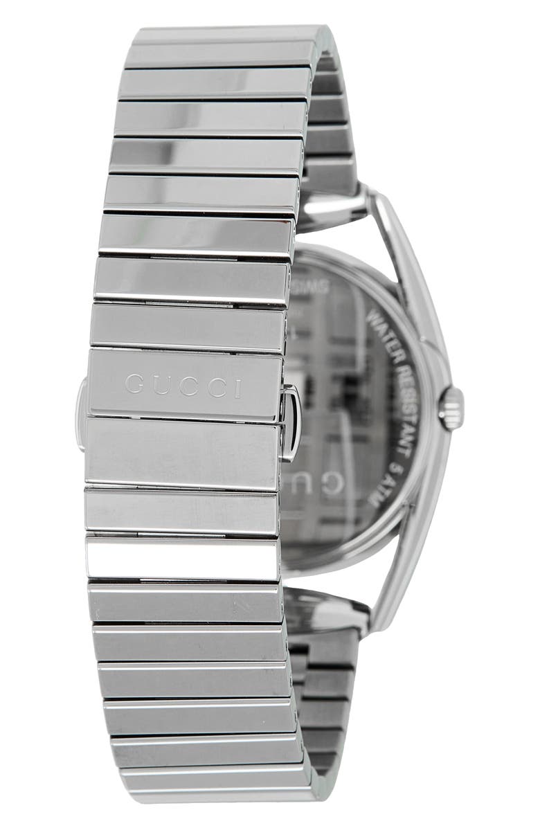 Gucci Crystal Mother-of-Pearl Bracelet Watch, Alternate, color,