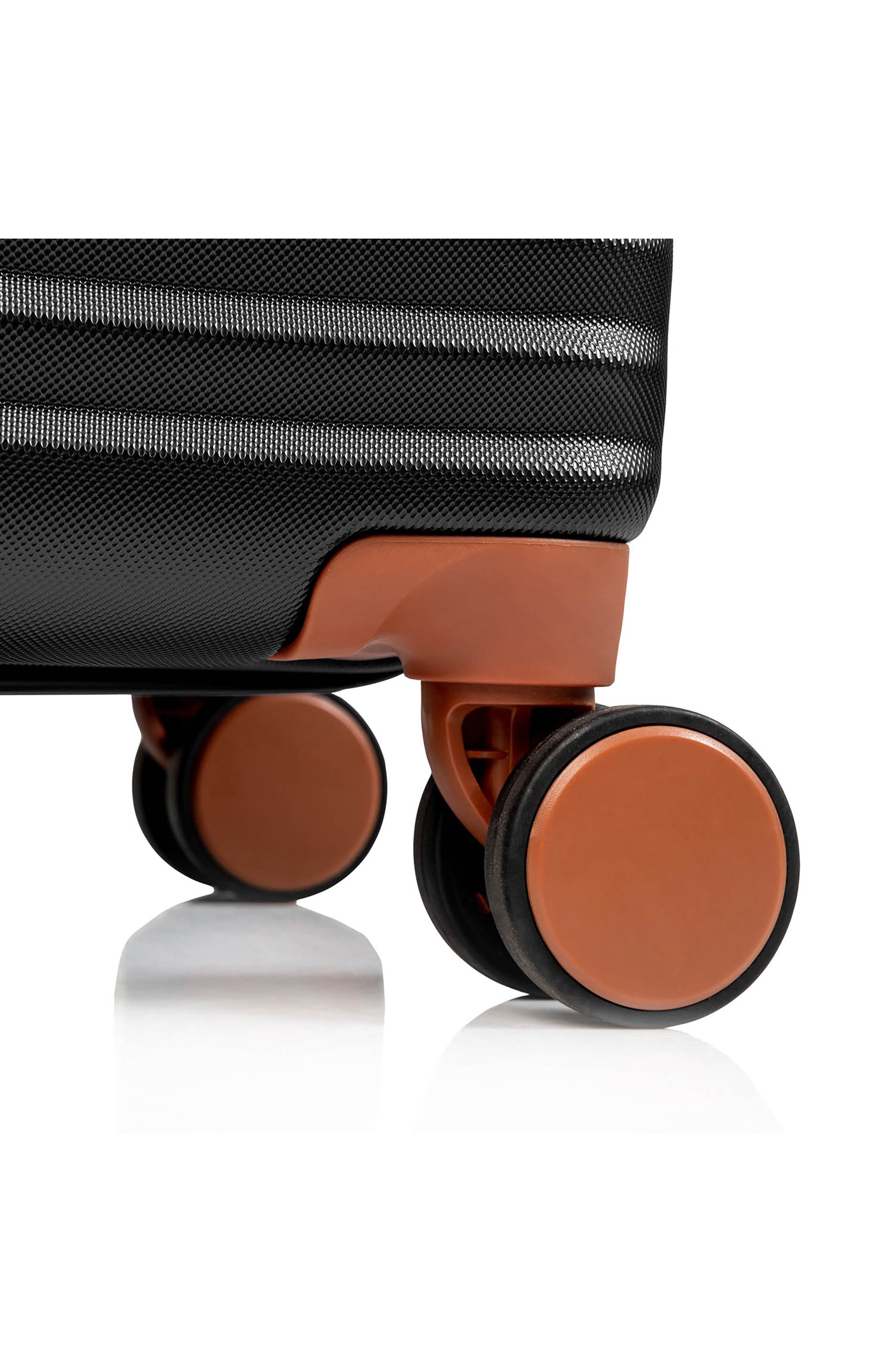 CHAMPS Vintage II 3-Piece Wheeled Luggage Set, Alternate, color, Black