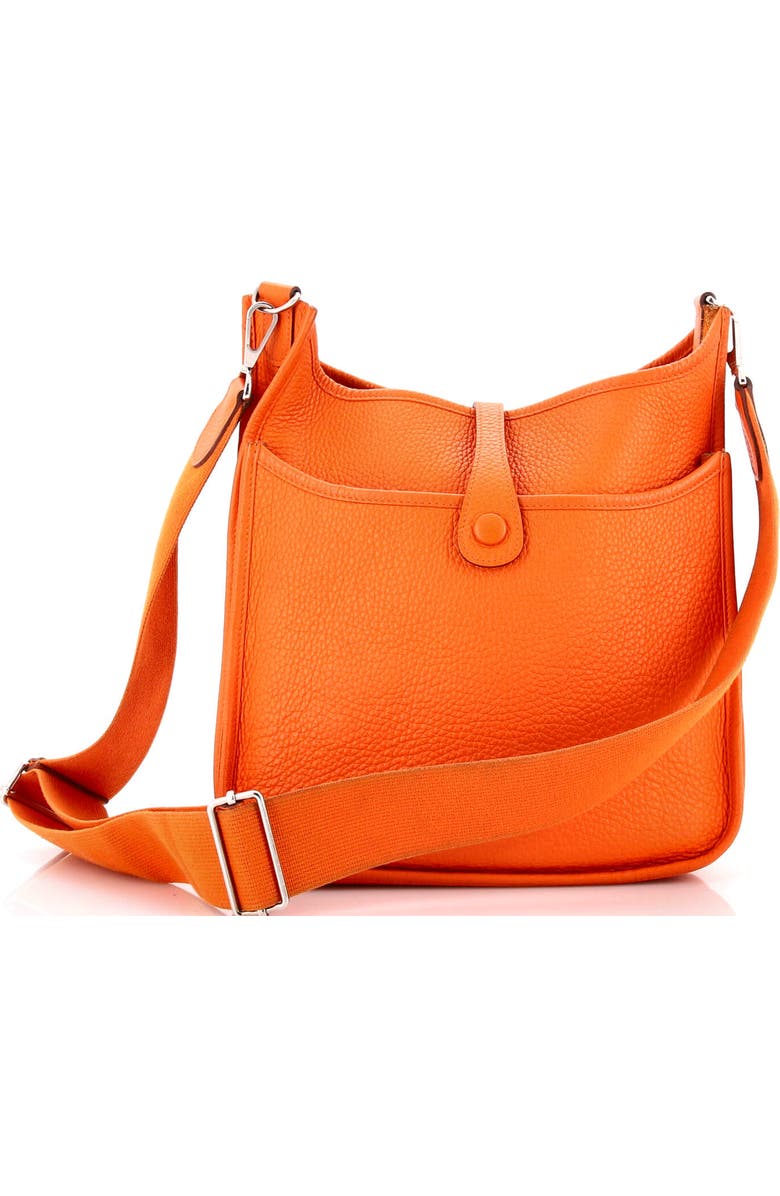 Pre-Owned Hermes Evelyne Bag Gen III Clemence PM, Alternate, color, Orange H