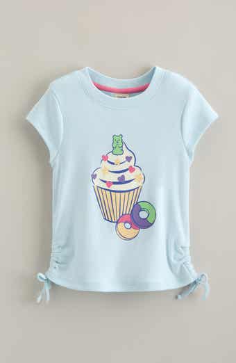 Kids' Side Ruched Graphic T-Shirt