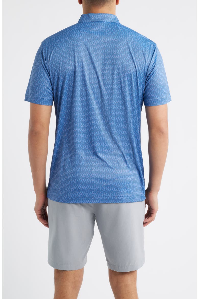 Featherweight Flights Performance Polo, Alternate, color, WINDSOR BLUE