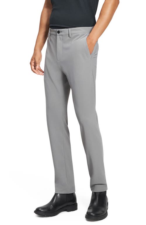 Theory Zaine Precision Ponte Knit Pants In Soft Grey