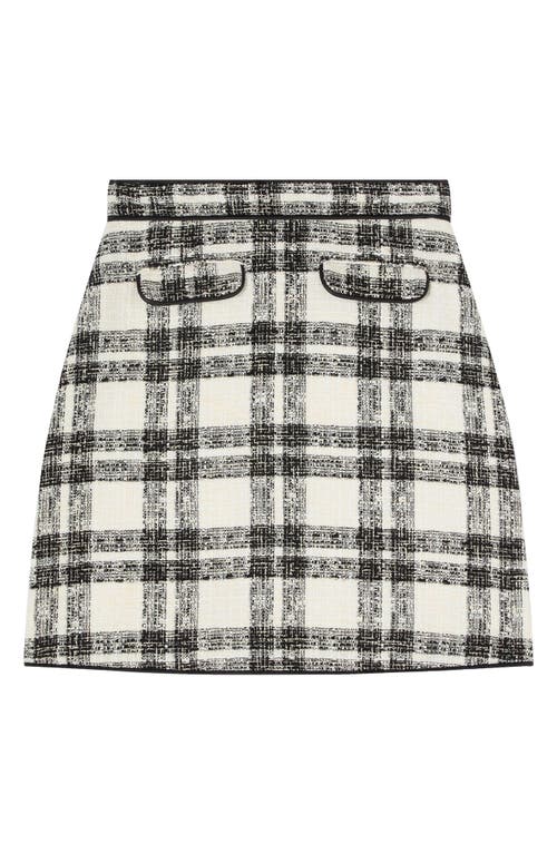 Lk Bennett Clarisse Check Skirt In Multi
