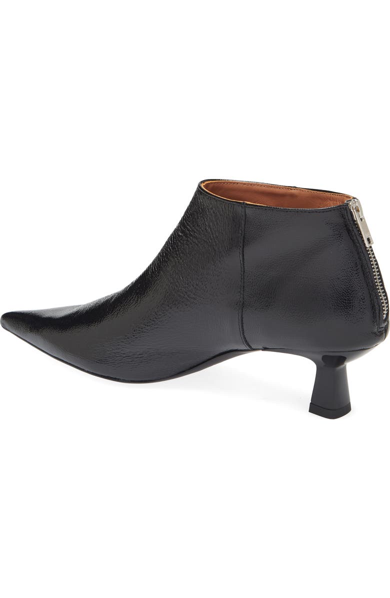Ganni Pointed Toe Bootie, Alternate, color,