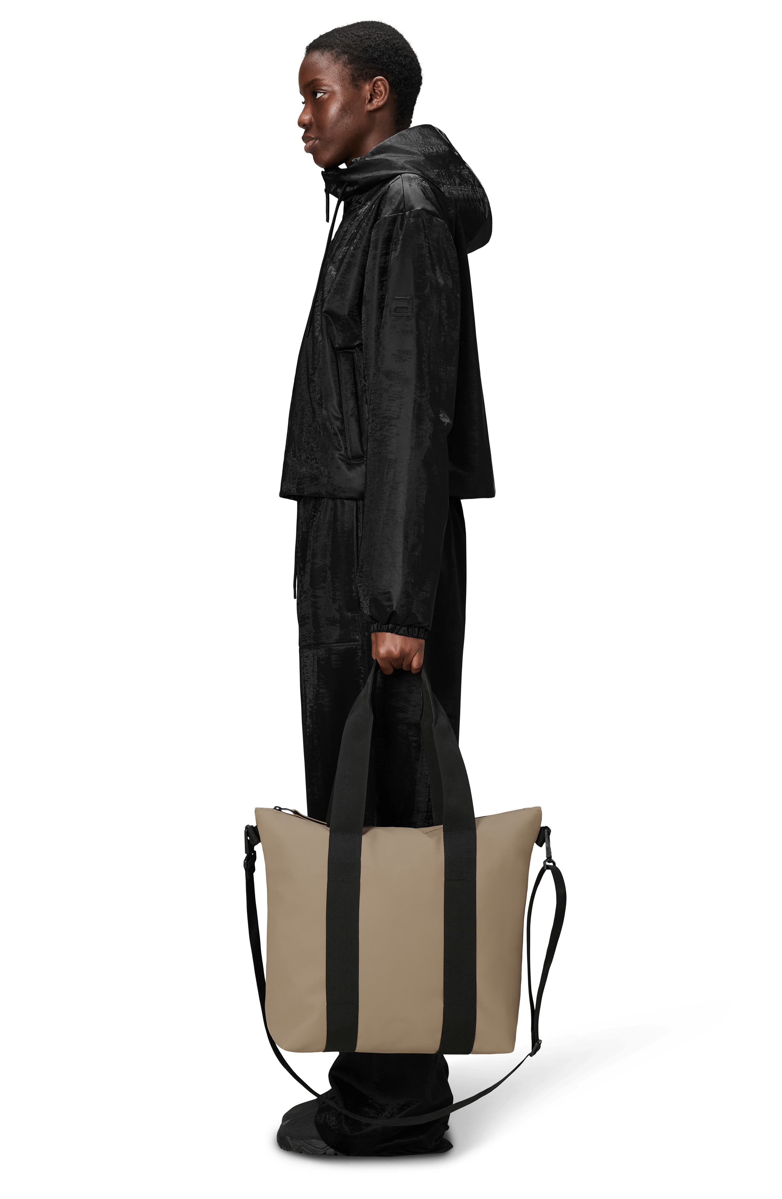 Rains Waterproof Mini Tote Bag, Alternate, color, Beige