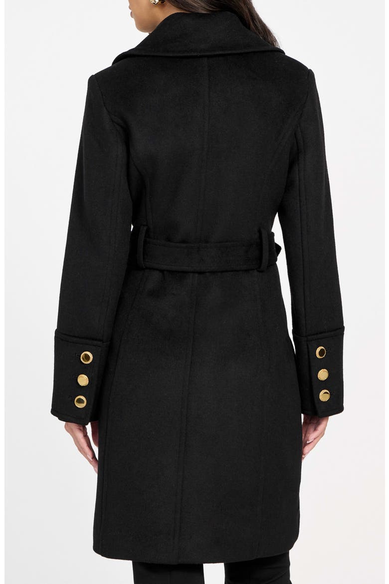 Alice Belted Coat with Removable Faux Fur Collar (Women) | Nordstrom