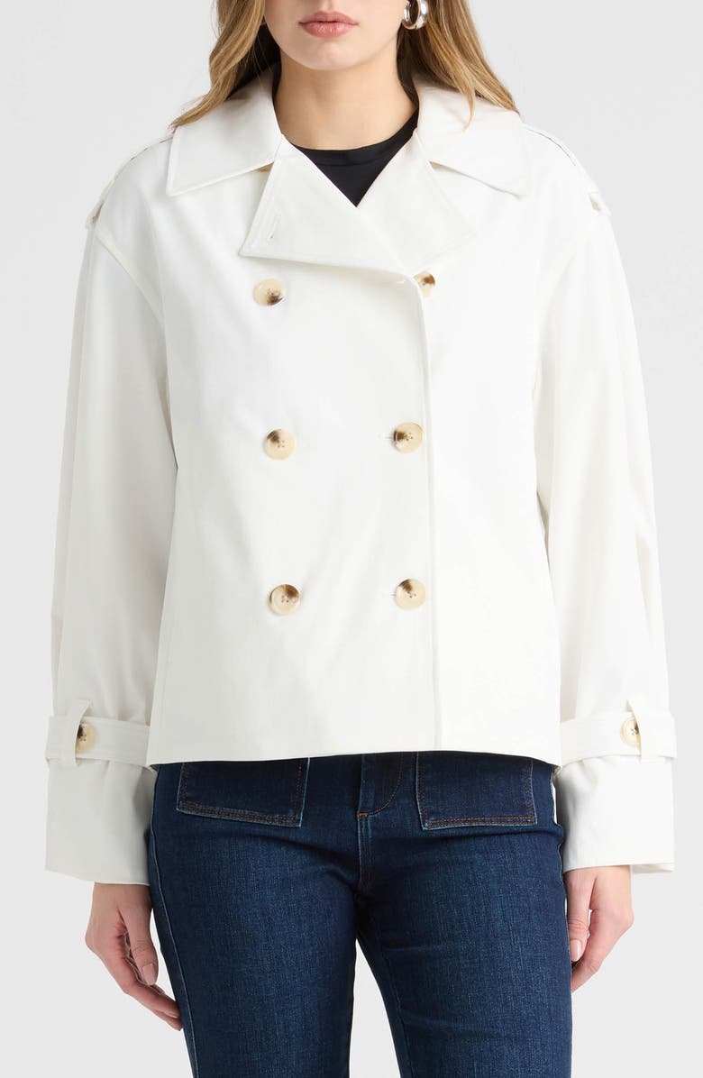 NVLT Double Breasted Jacket, Main, color, Summer White