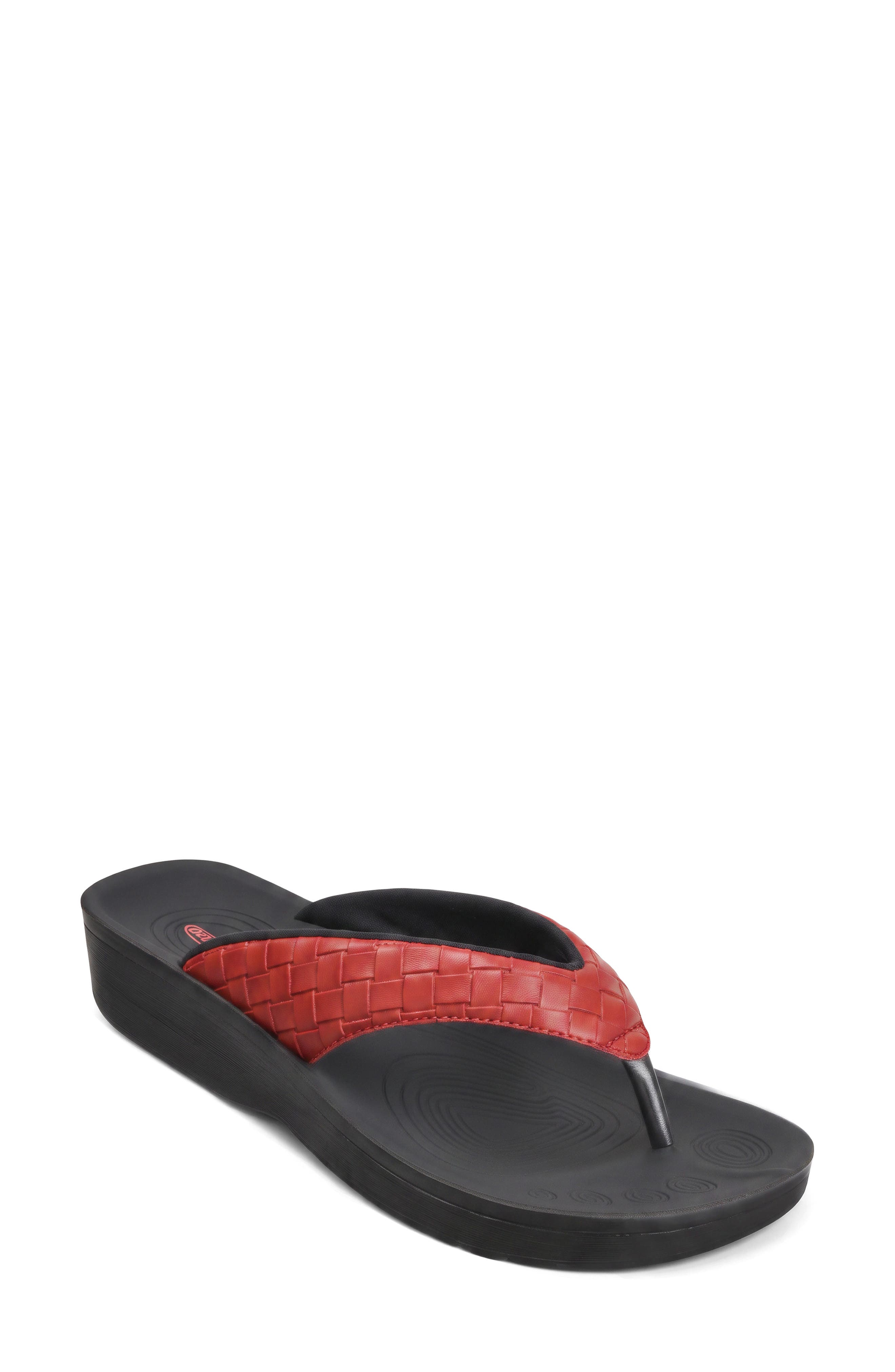 Clarus Flip Flop, Main, color, RED