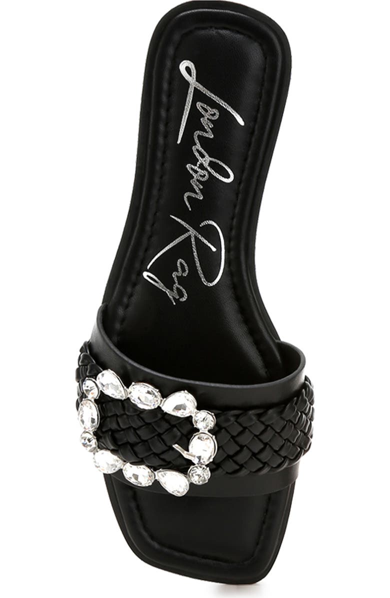 LONDON RAG Hazbin Slide Sandal, Alternate, color, Black