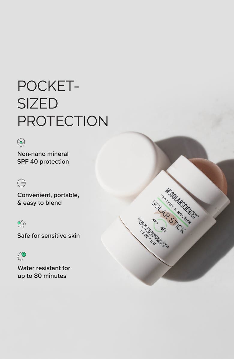MDSolarSciences Tinted Solar Stick SPF 40, Alternate, color, NO COLOR