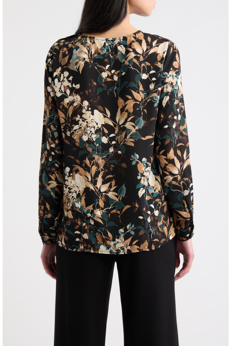 Clean Front Utility Top, Alternate, color, ANNE BLACK/ TREELINE MULTI