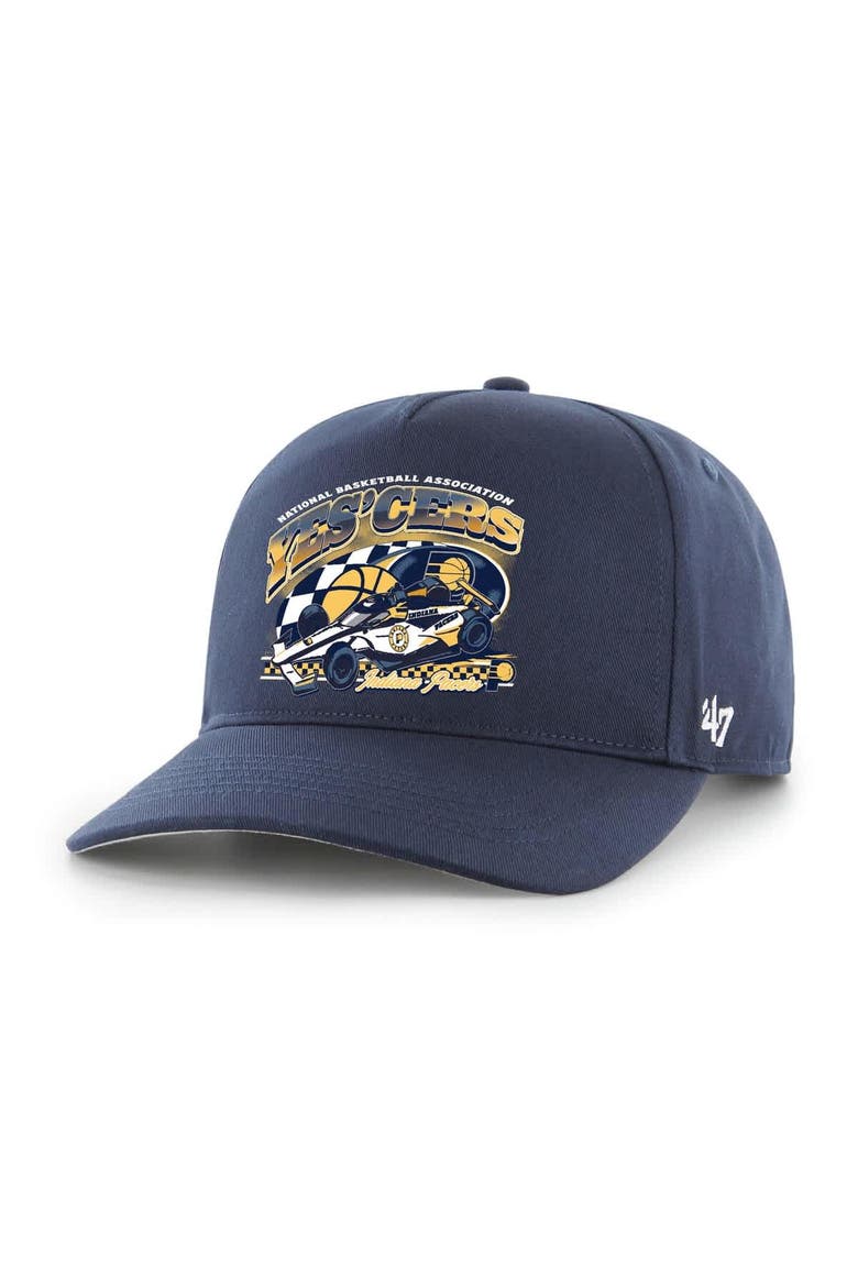 Men's '47 Navy Indiana Pacers Solid Hitch Adjustable Hat, Main, color, Navy