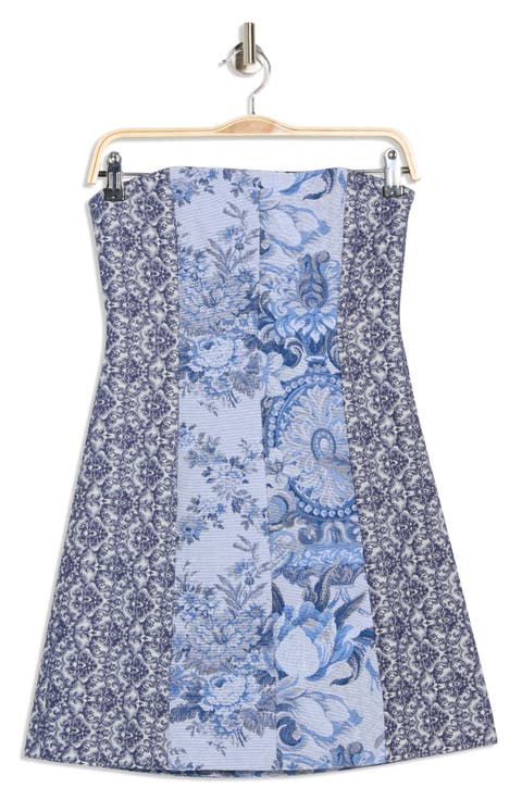 Violet Strapless Minidress