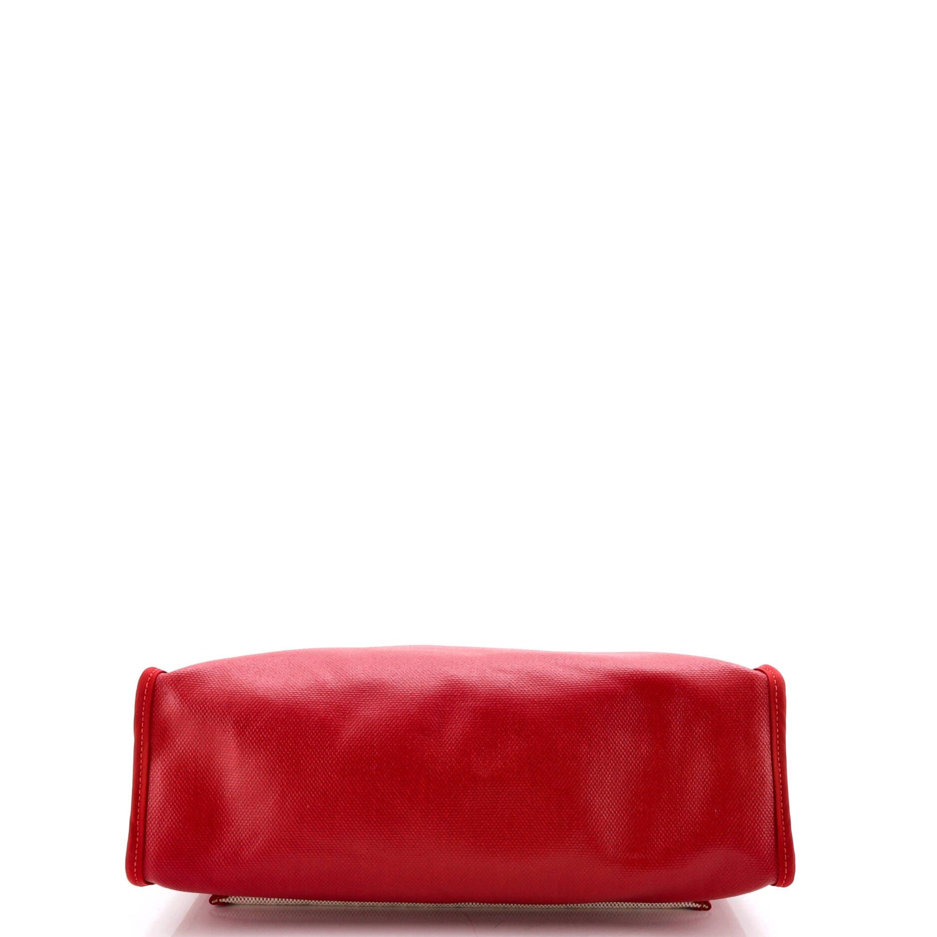 Pre-Owned Hermes Herbag Zip Berline Vache Canvas and Leather 31, Alternate, color, Rouge Piment