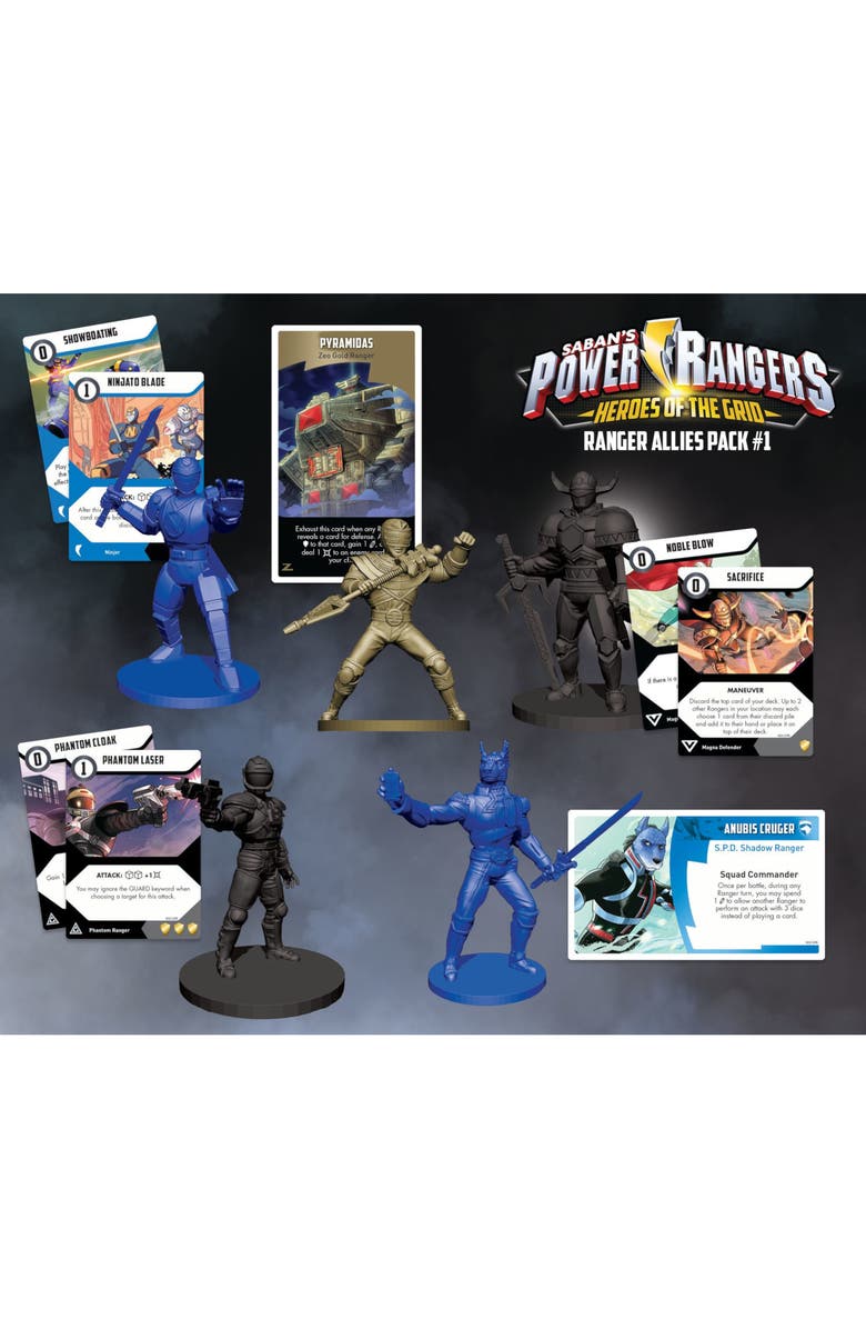 Renegade Game Studios Power Rangers Heroes of The Grid Allies Pack #1, Alternate, color, Multicolored