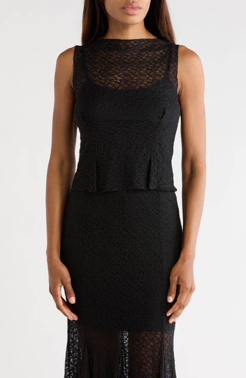 Lace Sleeveless Tank