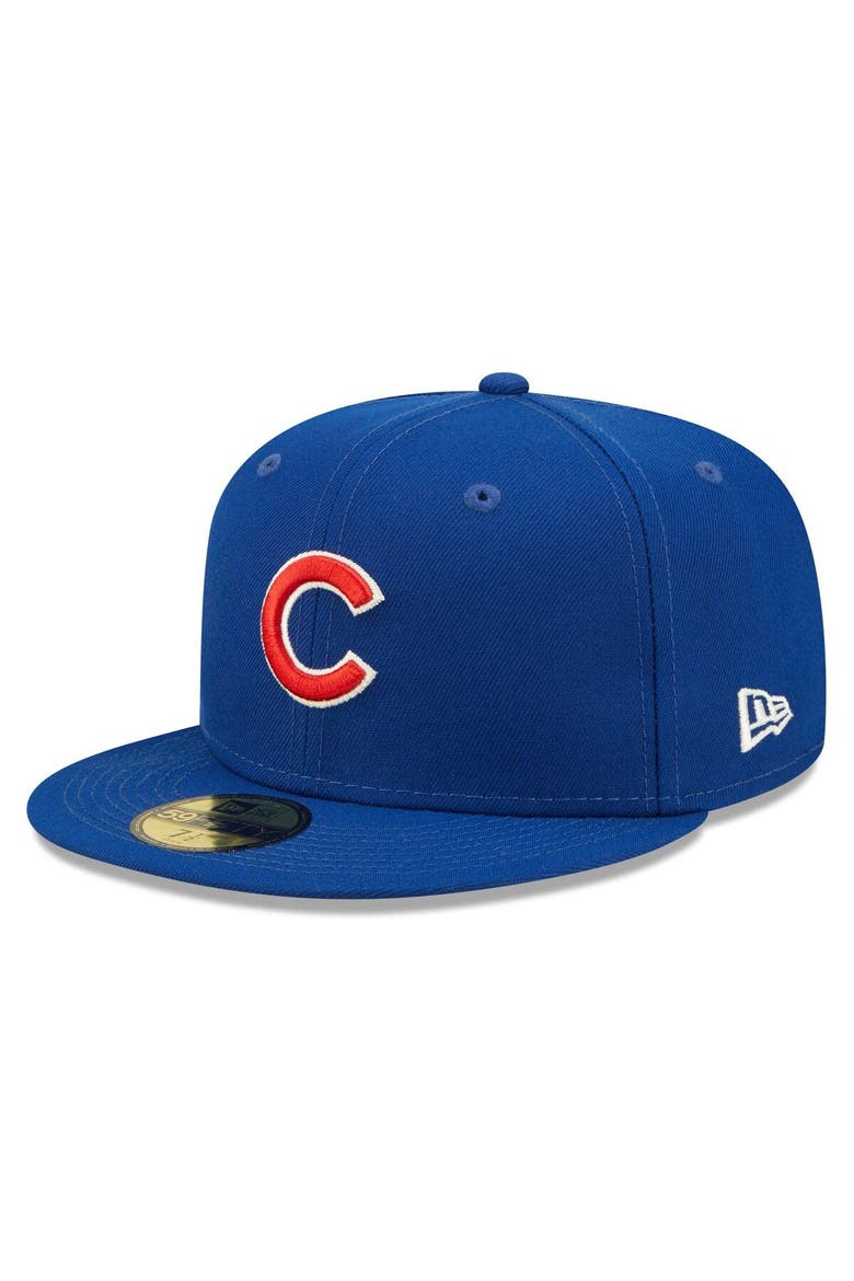 Men's New Era Royal Chicago Cubs 2016 World Series Champions Citrus Pop UV 59FIFTY Fitted Hat, Alternate, color, Royal