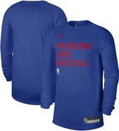 Nike Unisex Nike Royal Philadelphia 76ers 2023/24 Legend On-Court Practice Long Sleeve T-Shirt