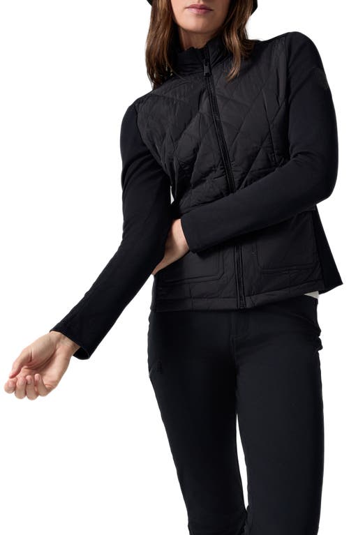 Alp N Rock Kara Water Repellent Hybrid Jacket In Black