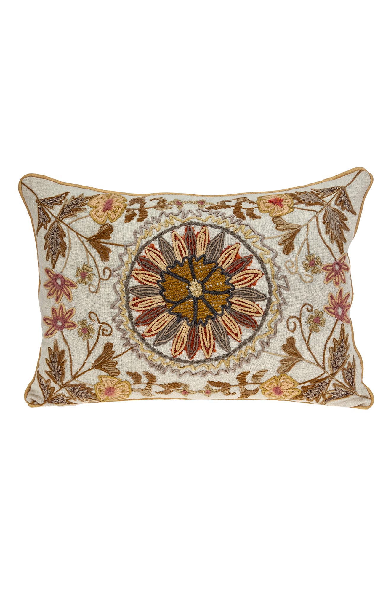 PARKLAND COLLECTION Hand-Embroidered Maggie Accent Pillow