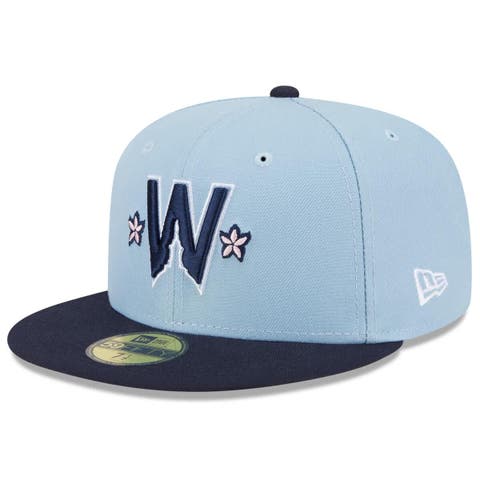 Men's New Era Light Blue/Navy Washington Nationals 2025 City Connect 59FIFTY Fitted Hat
