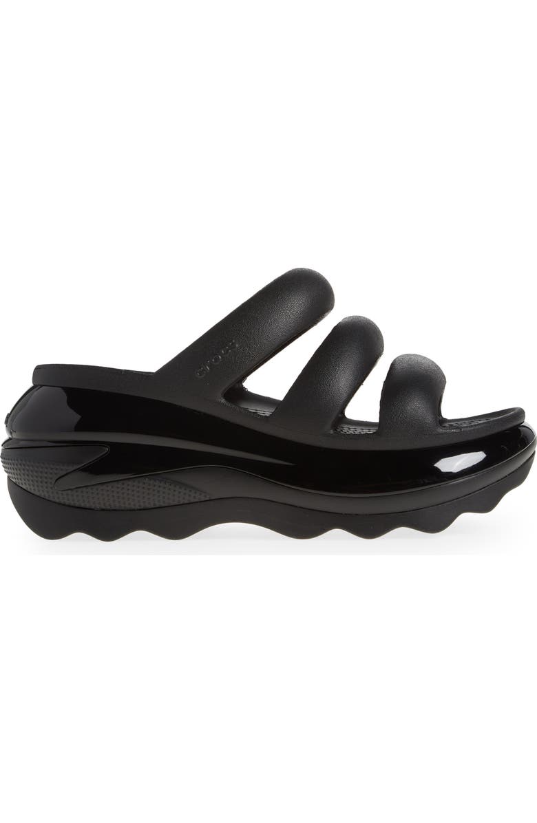 CROCS Mega Crush Platform Wedge Sandal, Alternate, color,