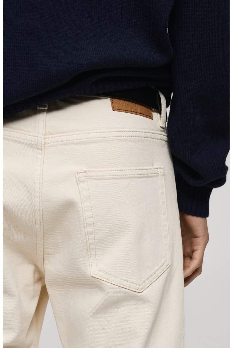 Ben Tapered Jeans, Alternate, color, ECRU