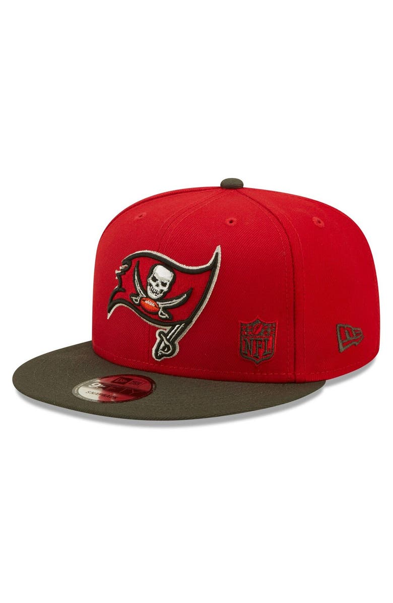New Era Men's New Era  Red/Pewter Tampa Bay Buccaneers  Flawless 9FIFTY Snapback Hat, Main, color, 